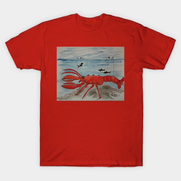 The Monster Lobster T-Shirt by Matt Starr Fine Art